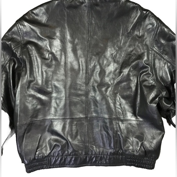 J. Park By Couture Collection Men's Soft Lambskin Leather SOFT Jacket Black XL - Picture 6 of 10
